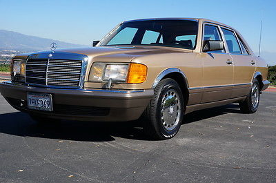 Mercedes-Benz : 500-Series 560 SEL, W126 MINT MERCEDES 560SEL CALIFORNIA OWNED JUST SERVICED HEATD SEAT BACK  RECLINER
