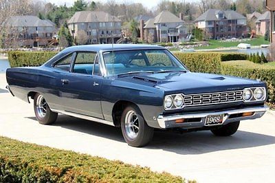 Plymouth : Road Runner 1968 numbers match 383 727 documented gorgeous wow