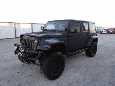 Jeep : Wrangler 4WD 4dr Spor 74 auto salvage repairable starwood customs lifted custom interior sharp