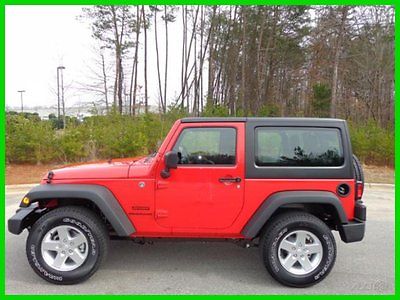 Jeep : Wrangler 4WD 2Dr NEW 2015 JEEP WRANGLER 4WD 2DR SPORT FREEDOM TOP