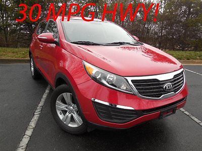 Kia : Sportage 2WD 4dr LX Kia Sportage 2WD 4dr LX Low Miles SUV Automatic Gasoline 2.4L 4 Cyl RED