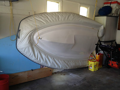 2003 Caribe Light L9 White Dingy and 1993 Mercury 15M Outboard Motor