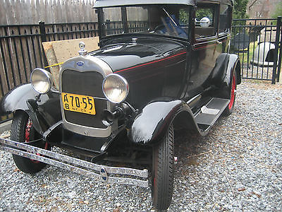 Ford : Model A Tudor sedan Black 1929 Ford Model A Tudor Sedan Great shape
