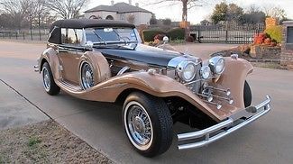 Other Makes : 544K Replica four seat Convertable 1936 mercedes 540 k replica built by thoroughbred coach v 8 automatic marlene