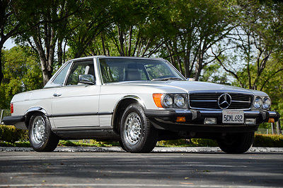 Mercedes-Benz : SL-Class convertible 1984 mercedes benz 380 sl two owner car 71 k miles two tops