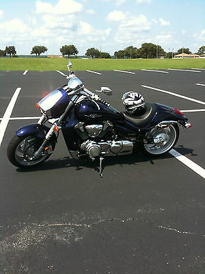 Suzuki : Boulevard 2006 m 109 r 1800 cc blue cruiser w saddle bags low milage