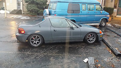 Honda : Del Sol SI 1993 del sol si lowered with racing wheels and stereo