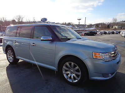 Ford : Flex Limited All Wheel Drive Heated Leather Moonroof 2009 flex limited awd panoramic sunroof heated leather seats ice blue paint 4 wd