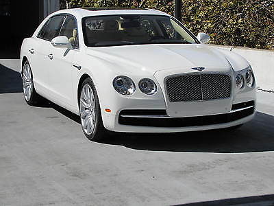 Bentley : Flying Spur in Glacier White. Brand new! Special low pricing! 2015 bentley flying spur brand new glacier white low pricing