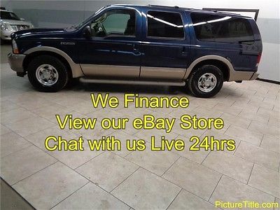 Ford : Excursion Eddie Bauer 2WD 03 excusion eddie bauer 2 wd diesel tv 3 rd row leather we finance 1 texas owner