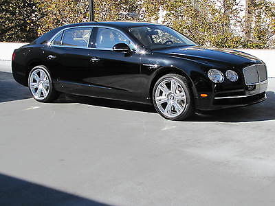 Bentley : Flying Spur W12 in Beluga. Brand New with New pricing! 2015 bentley flying spur w 12 brand new beluga with linen