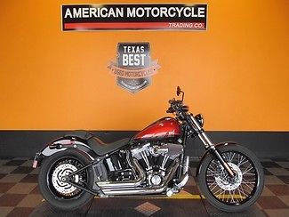Harley-Davidson : Softail 2013 used two tone paint harley davidson softail blackline fxs super low miles
