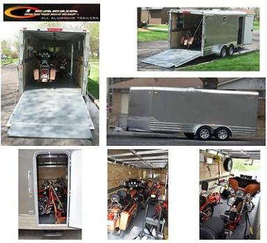 2011 Legend Deluxe V-Nose Motorcycle Trailer