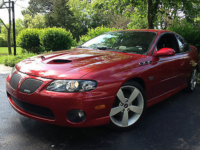 Pontiac : GTO 2dr Cpe 2006 pontiac gto spice red 40 300 miles garage kept stored winters