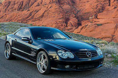 Mercedes-Benz : SL-Class SL55 2005 mercedes sl 55 custom wheels exhaust pano roof only 37 k miles