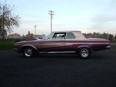 Plymouth : Fury Sport 1963 plymouth fury sport 451 stroker motor 565 h p 727 automatic 391 posi gears