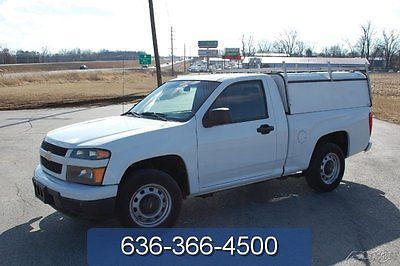 Chevrolet : Colorado Work Truck 2011 work truck used 2.9 l i 4 automatic utility shell pickup truck white clean