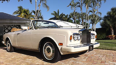 Rolls-Royce : Corniche Convertible 1987 rolls royce corniche