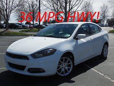 Dodge : Dart 4dr Sedan SXT Dodge Dart 4dr Sedan SXT Low Miles Automatic Gasoline 4 Cyl Bright White