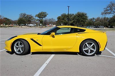 Chevrolet : Corvette 2LT Chevrolet Corvette 2LT Low Miles Automatic Gasoline 6.2L 8 Cyl YELLOW