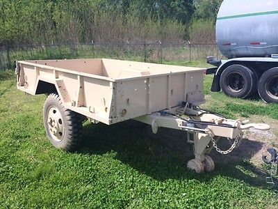 Military M105 A2 1.5 ton cargo trailer