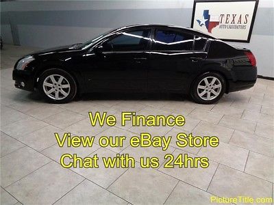 Nissan : Maxima SL 04 maxima sl sedan leather panoramic sunroof woodtrim we finance texas