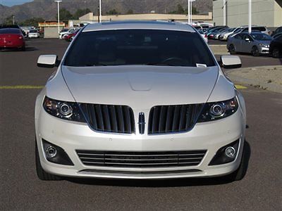 Lincoln : MKS 4dr Sedan 3.5L AWD w/EcoBoost Low Miles Automatic Gasoline 3.5L V6 Cyl White Platinum Tri-Coat Metallic