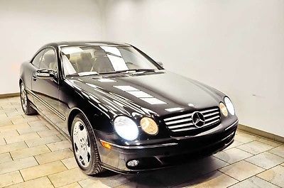 Mercedes-Benz : CL-Class CL600 CL V12 2005 mercedes benz cl 600 v 12 blk tan chrome low miles warranty