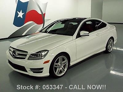 Mercedes-Benz : C-Class TURBOCHARGED 2013 mercedes benz c 250 coupe pano sunroof xenons 16 k 053347 texas direct auto