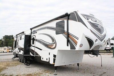 NEW 2014 KEYSTONE FUZION FIFTH WHEEL TOY HAULER 3 SLIDES WHOLESALE