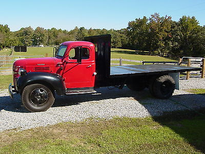 Dodge : Other Flat Bed / Dump Truck 1946 dodge vintage 2 ton flat bed dump truck