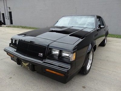 Buick : Grand National CLOTH 1987 grand national gnx 247 5479 miles