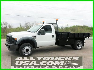 Ford : F-450 2008 ford f 450 9 flatbed work truck 6.4 l powerstroke turbo diesel automatic