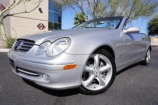 Mercedes-Benz : CLK-Class CLK320 Convertible 05 clk 320 1 owner fully serviced clean carfax roadster leather alloy wheels wow