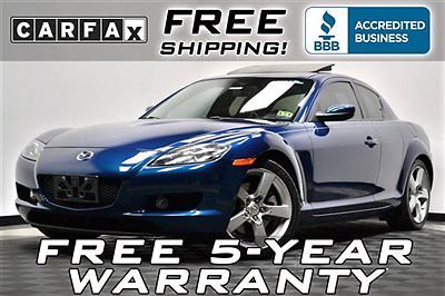 Mazda : RX-8 Sport Loaded Low Miles Free Shipping 5 Year Warranty Rotary RX8 Sunroof Auto