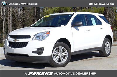 Chevrolet : Equinox FWD 4dr LS FWD 4dr LS Low Miles SUV Automatic Gasoline 2.4L 4 Cyl Summit White
