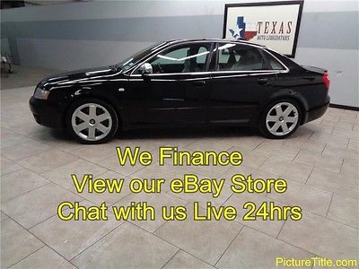 Audi : S4 Quattro 04 audi s 4 v 8 quattro gps navigation sunroof leather carfax certified we finance