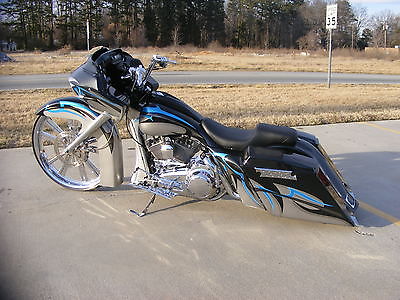 Harley-Davidson : Touring 2007 custom road glide bagger 30 inch wheel air ride harley davidson street king