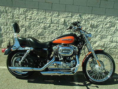 Harley-Davidson : Sportster 2009 harley davidson sportster xl 1200 c orange and black um 20701 tm