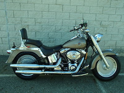 Harley-Davidson : Softail 2004 harley davidson flstfi softail fatboy in smokey gold um 30045 c s