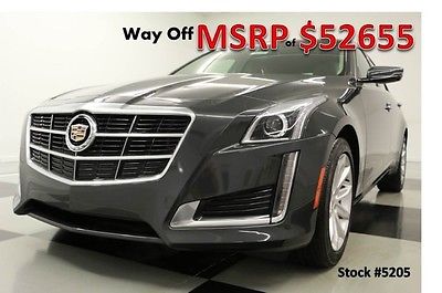 Cadillac : CTS MSRP$52655 AWD NAV LEATHER PHANTOM GRAY NEW NAVIGATION HEATED COOLED BLUETOOTH BOSE TURBO REAR PARK ASSIST