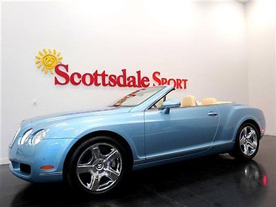 Bentley : Continental GT SILVERLAKE / MAGNOLIA w ONLY 13K MILES * CHRM WHLS 08 bentley gtc only 13 k miles silver lake on magnolia lthr chrome wheels