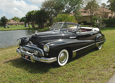 Buick : Roadmaster convertible BUICK SUPER CONVERTIBLE 1947, WITH POWER TOP AND WINDOWS