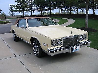 Cadillac : Eldorado BROWN PIN STRIPE 1985 cadillac eldorado convertible look a like 2 door coupe
