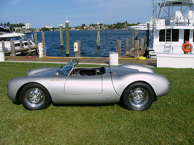 Porsche : Other BLACK PORSCHE 550 SPYDER RECOMMISSION BY BECK IN 1991- BEAUTIFUL & VISCERAL!!!