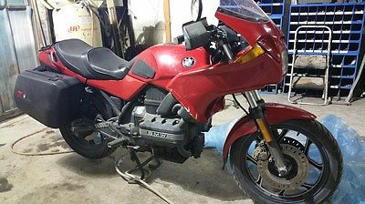 BMW : K-Series Barn Find 88 BMW K75S Factory Fairing Touring Bags stored 9 yrs Clean CarFax