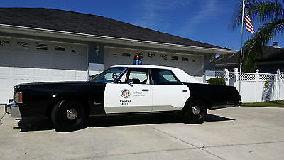 Chrysler : Newport 4- DOOR 1978 chrysler newport police car cop car