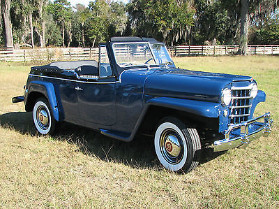Willys : Jeepster Jeepster 1950 willys overland jeepster concours restoration