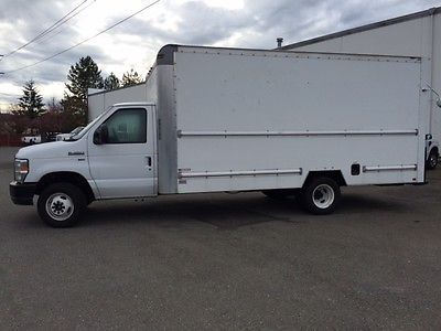 Ford : E-Series Van Super Duty  2010 ford e 350 16 box truck van ac auto load ramp 12 500 gvw