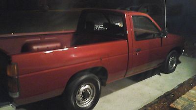 Nissan : Other Pickups RED 1990 nissan pickup truck burgundy excellent condition ac 5 speed